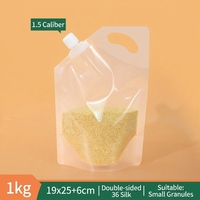 Herbruikbare hitteverzegelbare spuitzakken van plasticfolie, anti-lek verpakkingen op rol voor koffie, milkshake, sojamelk, vers fruit en sapbekers