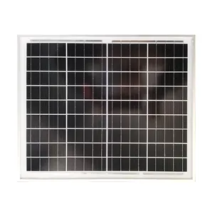 Trung Quốc dây chuyền sản xuất tùy chỉnh Mono panel năng lượng mặt trời 20 Wát với giá rẻ cho ngôi nhà