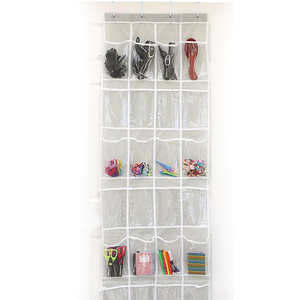 Wholesale 15/22/24 Pockets Hanging <b>Shoe</b> Bags for Door Over the Organizer with <b>Hooks</b> Closet Home - Product Image 5
