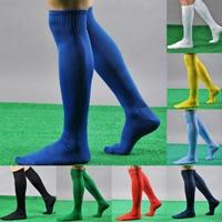 Prix d'usine Chaussettes de football unisexes respirantes à haute compression au genou avec logo personnalisé pour le sport