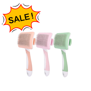 Spazzola Rimuovi Peli per Animali Domestici in Plastica Ecologica con Design Autopulente, Punte Arrotondate per Cani e Gatti a Pelo Lungo, Evita Irritazioni Cutanee - Product Image 1