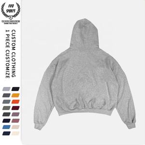 High Quality Cotton <b>Wreath</b> Hoodie for Herren Oversized Casual Print Winter Hoodie with Digital Powder Puff Silk Screen Printing - Product Image 2