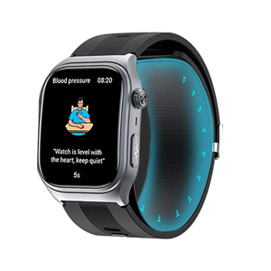 Envío rápido Bomba de aire de grado médico + Airbag <span class=keywords><strong>Tipo</strong></span> de reloj inteligente Presión arterial verdadera ECG Presión arterial Voz NFC Salud Reloj inteligente - Product Image 3