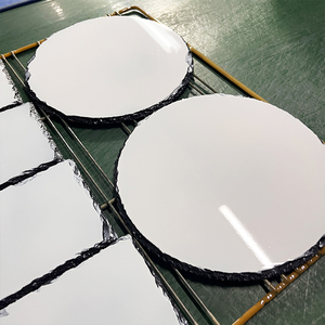 Marco de fotos redondo de pizarra para sublimación de 6 pulgadas, placa de transferencia térmica de piedra con soporte de exhibición para manualidades DIY - Product Image 2