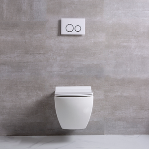 Cuarto de baño moderno, Wc <span class=keywords><strong>suspendido</strong></span>, artículos sanitarios de cerámica, trampa en P, <span class=keywords><strong>inodoro</strong></span> europeo para colgar en la pared, <span class=keywords><strong>inodoro</strong></span> colgante sin montura - Product Image 3