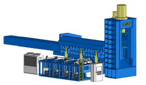 Cesoia per balle di rottami di metallo resistente 400ton di vendita calda - Product Image 2
