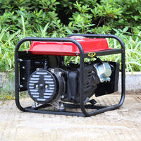 BISON(CHINA) 1kW 1,2kW Mini Tragbarer Benzin-Generator mit Autostart und Seilzugstarter, 50Hz 60Hz 220V AC, Notstromversorgung für Zuhause, Camping, Leichtgewicht