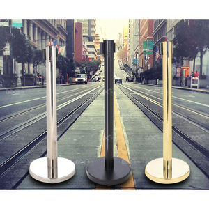 Postes de Barrera Retráctiles de Acero Inoxidable Personalizados, Postes de Protección para Exposiciones, Carreteras, Uso en Hoteles y Aeropuertos, Ingeniería - Product Image 6