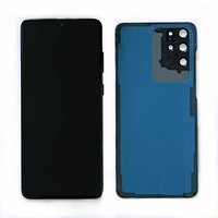 Écran LCD de téléphone portable avec cadre pour Samsung Galaxy S20 Plus et couvertures arrière avec écran en verre de caméra tactile Pantalla Assembly