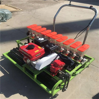 Semoir motorisé à essence pour légumes, machine de semis de précision à une rangée pour carottes et oignons