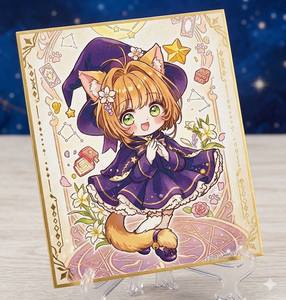 DL <span class=keywords><strong>Cardcaptor</strong></span> <span class=keywords><strong>Sakura</strong></span> Artboard Card Star Wand Cat Tale Series Shikishi Board ของสะสมอนิเมะ ของตกแต่งผนัง ของขวัญสำหรับแฟนมังงะ - Product Image 1