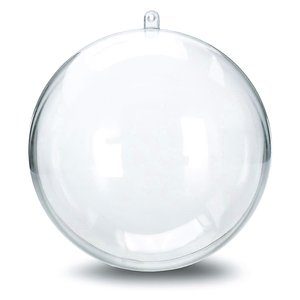 Ps <b>Plastic</b> Transparent Acrylic Balls Round Hanging Christmas <b>Tree</b> Ornaments Boxed TMQ 02 - Product Image 2