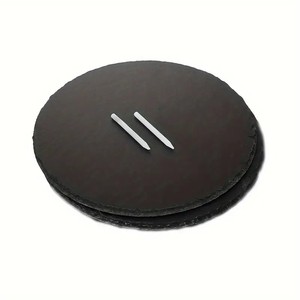 Grandes planches de charcuterie au fromage en <span class=keywords><strong>ardoise</strong></span> noire avec craies, gravure sur <span class=keywords><strong>plaque</strong></span> à manger pour la viande et le fromage, 2 pièces - Product Image 4