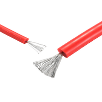 Câble en silicone AGG, fil flexible haute tension DC 5KV/10KV/15KV/20KV/30KV, câble résistant à la chaleur AC, câble de moteur