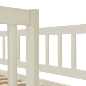 Cama Litera de Madera Multifuncional Convertible <span class=keywords><strong>con</strong></span> Escaleras, Diseño Seguro, Muebles para Dormitorio Infantil, para Uso en el Hogar o Dormitorio - Product Image 6