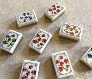 Mahjong Americano de Lujo de 2 Capas de Acrílico con Diseño de Pez del Paraíso de China, 160 Piezas, Juego Completo - Product Image 3