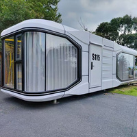 Maison conteneur extensible et respirante de 20 pieds ou 40 pieds, villa modulaire préfabriquée de 2 à 4 chambres, mini-maison mobile en acier pour habitation