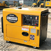 Superleiser Dieselgenerator 5kVA bis 20kVA Tragbarer Einphasiger Dreiphasiger Schalldichter Stromerzeuger mit ATS für Heimgebrauch Landwirtschaft CE