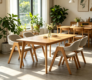Modern Scandinavian Wooden Living Room <b>Chair</b> With Solid Wood Legs And Ergonomic Design For Home Furniture - Product Image 3