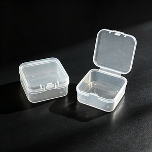 Rectangular Transparent Storage Box Plastic Covered Jewelry Organizer Desktop Storage 6.5 Type C1CQQ - Product Image 2