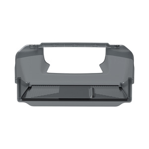 Scatola portaoggetti per schermo di controllo centrale per <span class=keywords><strong>Tesla</strong></span> <span class=keywords><strong>Model</strong></span> <span class=keywords><strong>3</strong></span>/Y/YL, nuova versione, trasparente nera (17.5x13.5x34), accessori per interni auto - Product Image 5