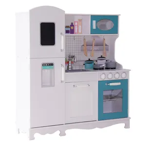 Multifunctional <strong>Kitchen</strong> Toy Kids Wooden Toy <strong>Kitchen</strong> with Cooking <strong>Accessories</strong> - Product Image 3