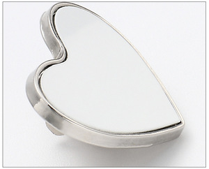昇華ブランクメタルピンボタンシルバーゴールドラペルバッジ、DIYジュエリー用アルミニウムシート付き - Product Image 6