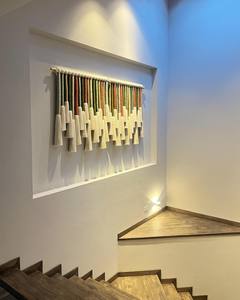 Bohemian macrame tường trang trí rèm cửa sang trọng màu trắng lớn bông dệt tường treo Bắc Âu căn hộ trang trí nội thất eh2503047 - Product Image 6