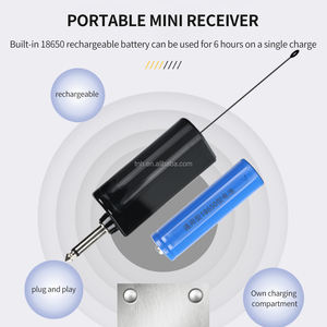 Tnh UM-MI153 Uhf Draadloze Handheld Microfoon Met Fluorescerend Licht Oplaadbare Zender En Ontvanger Met Vaste Frequentie - Product Image 2