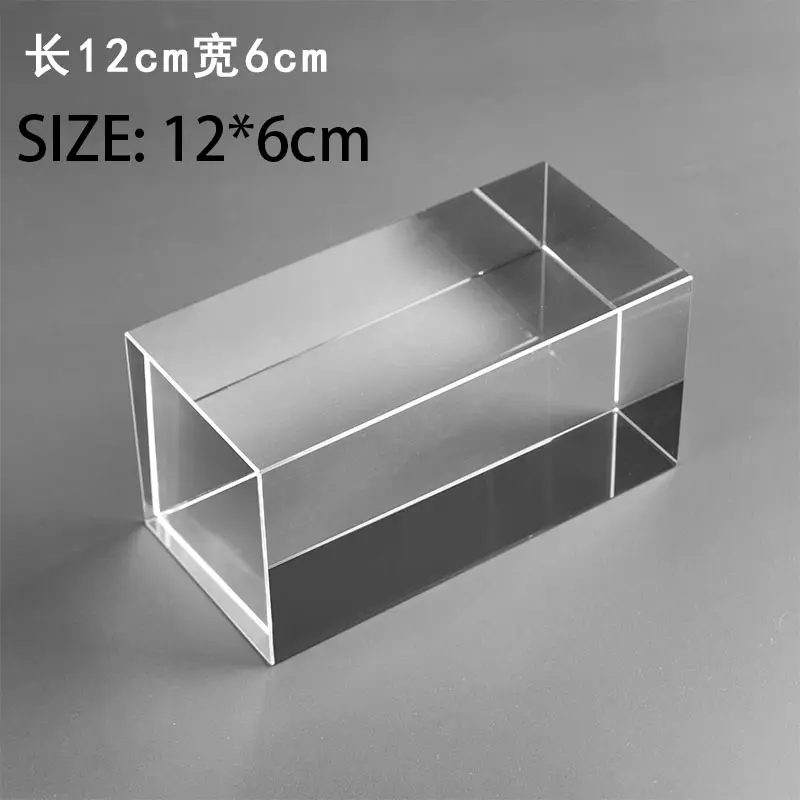 New Items Block Square Base Color Child Picture Inside The K9 Crystal Glass Cube Blank Block Crystal Cube Souvenir Gifts