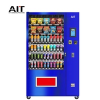 Distributeur automatique modulaire de grande capacité pour boissons, collations, croustilles-pour salle de sport avec fonctionnalité SDK