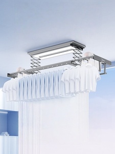 Tendedero eléctrico invisible inteligente para balcón con esterilización, secado por aire, control remoto y elevación. - Product Image 3