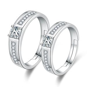 Anillo de pareja de aleación de cobre de moda al por mayor conjunto de joyas como te gusta el primer día que nos conocimos - Product Image 1