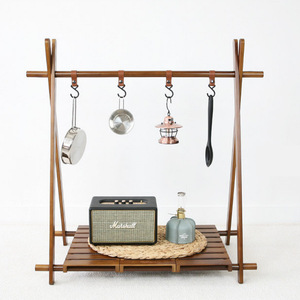 In stock: Outdoor camping leather <b>hooks</b>, portable <b>S</b>-shaped triangular storage rack, clothes rack, pot and pan <b>hooks</b>, keychains. - Product Image 4