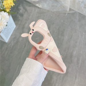 Custodia per cellulare in silicone carino cartone animato Kawaii animale antiurto personalizzato per <span class=keywords><strong>iPhone</strong></span> 14 Plus 14 13 12 <span class=keywords><strong>11</strong></span> Pro Max <span class=keywords><strong>Cover</strong></span> - Product Image 6