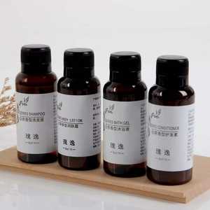 Set di Accessori da Bagno di Lusso Personalizzati, Bottiglie Mini in Plastica per Shampoo da <span class=keywords><strong>Hotel</strong></span> 30 ml, Forniture per l'Ospitalità - Product Image 4