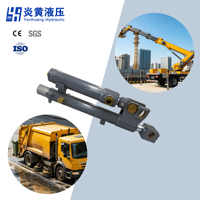 Vanne de collision télescopique pour vérin hydraulique chromé dur, course personnalisée, usage industriel intensif