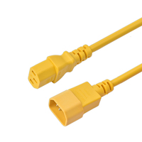 Personnalisation de l'usine IEC 250V C13 C14 câble d'alimentation de cordon de haute qualité certifié CE avec serrure pour l'utilisation de l'équipement électrique