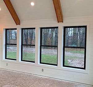 अलुफ्रंट सुपरहाउस तूफान खिड़कियों के साथ लोकप्रिय एकल लटका विंडो फ्लोरिडा टाउन विला प्रभाव काली खिड़की - Product Image 5