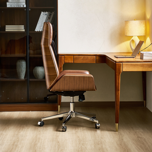 Silla de Oficina con Estructura de Acero Resistente, 360 °   Silla Ergonómica Giratoria para Uso Doméstico y Comercial - Product Image 3
