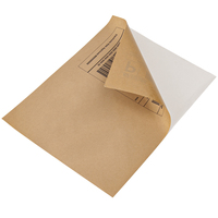 8,5x11 Zoll Vollformat Blanko Kraft Selbstklebende Etiketten, Matte BPA-freie Bedruckbare Aufkleber für Laser- und Tintenstrahldrucker