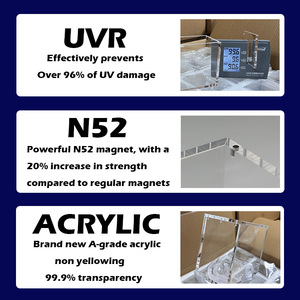 Vitrine SYP pour figurines <span class=keywords><strong>Marvel</strong></span>, style Art Déco, boîte de protection en verre poli avec assemblage facile - Product Image 5