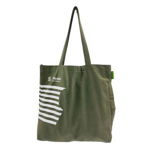 Sac fourre-tout en toile de coton écologique réutilisable personnalisé, sacs promotionnels en coton biologique recyclé de 16 oz - Product Image 1