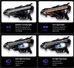 ไฟหน้ารถยนต์ดีไซน์ใหม่แบบ LED สำหรับ Toyota GT86 BRZ ปี 2012-2020 12V ไฟท้าย ไฟหน้า ขายส่ง ไฟ RGB - Product Image 3