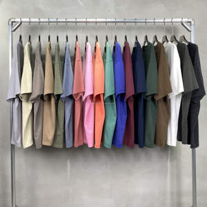 เสื้อยืดผู้ชายสไตล์วินเทจ ล้างสีแบบแอซิดวอช ผ้าฝ้าย 100% ทรงโอเวอร์ไซส์ ไซส์พลัส พิมพ์ลายกราฟิก พร้อมโลโก้ - Product Image 2