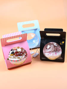 사용자 정의 투명 플라스틱 크리스마스 장식 공 사탕 상자 일회용 생일 선물 포장 파티 웨딩 케이크 공 포장 - Product Image 3