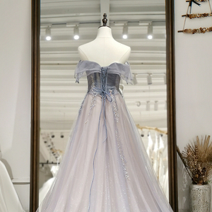 Jancwember RL131 Vestido de Novia Moderno con Escote Corazón, Sin Mangas, con Apliques, Largo hasta el Suelo - Product Image 6
