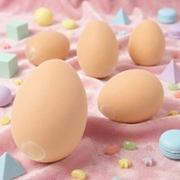 Balle anti-stress en forme d'œuf, souple en TPR, jouet de décompression mignon, cadeau promotionnel, vente en gros, unisexe, à partir de 14 ans