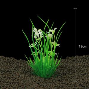 13cm 어조 장식 시뮬레이션 수생 식물 수족관 조경 세트 플라스틱 꽃 수생 식물 공예 선물 - Product Image 4
