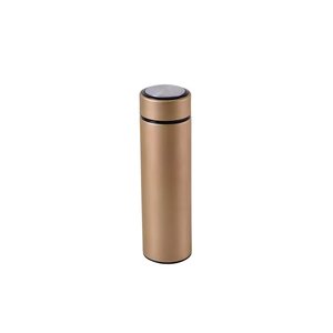 500ml Blue Matte Rubber Paint Stainless Steel Vacuum <b>Flask</b> Double Wall Insulated Water <b>Bottle</b> for Business Travel - Product Image 4